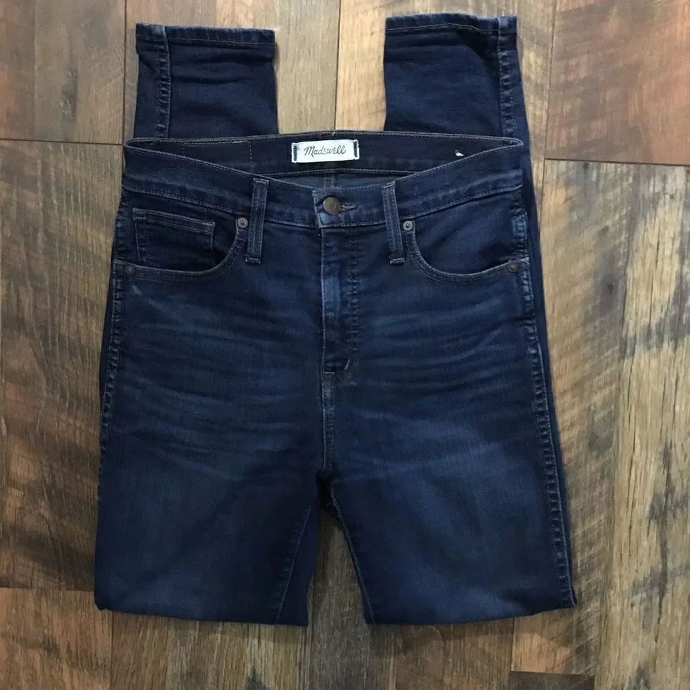 Madewell dark wash jeans size 26 skinny inseam 29” denim casual